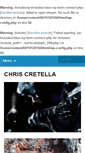 Mobile Screenshot of chriscretella.com